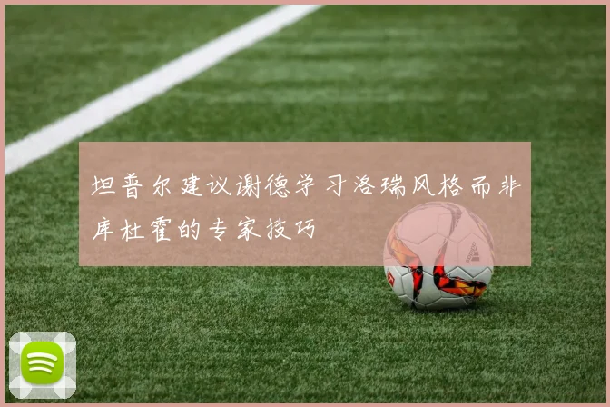 坦普尔建议谢德学习洛瑞风格而非库杜霍的专家技巧